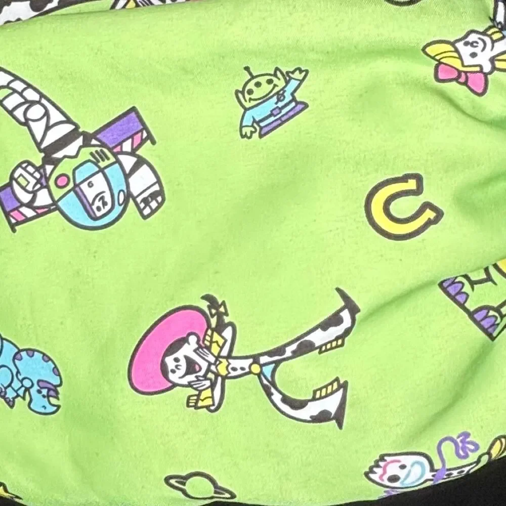 Disney Pixar Toy Story Swim Trunks Boys Size 3T Green Buzz Woody Jessie Forky